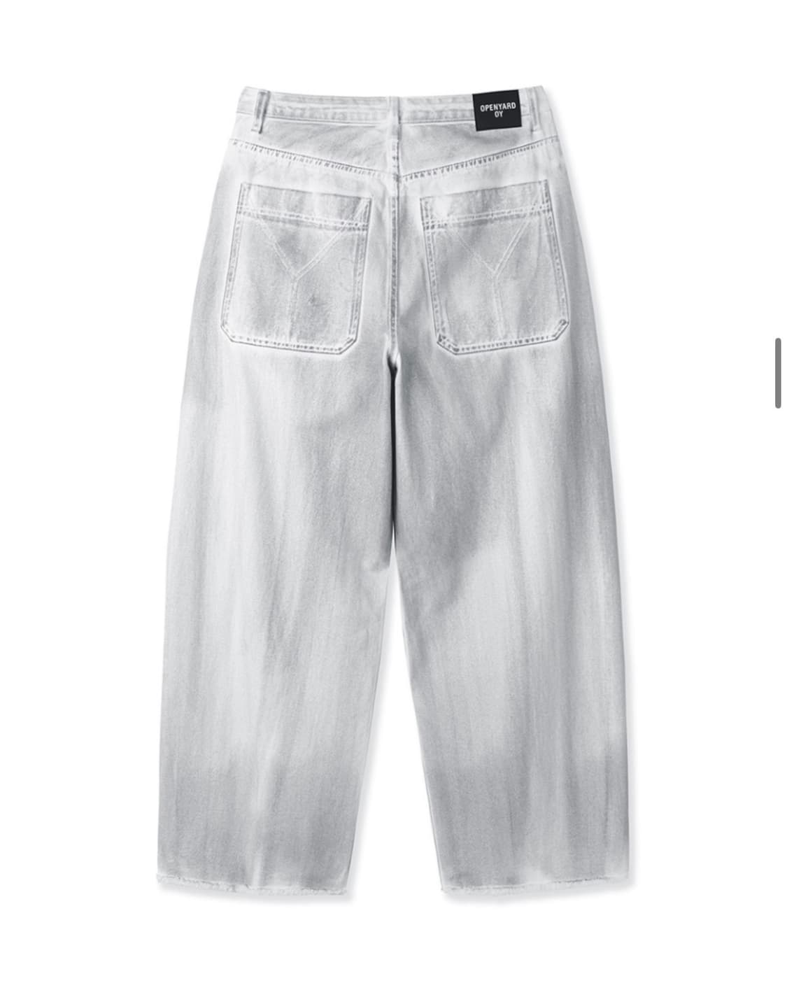 RAW HEM STITCHED WIDE VOLUME PANTS (OY) 상품이미지3