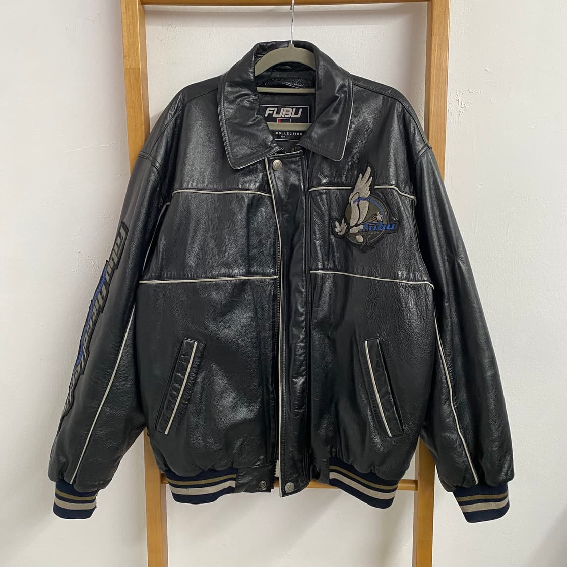 L fubu 레더 스타디움자켓 상품이미지1