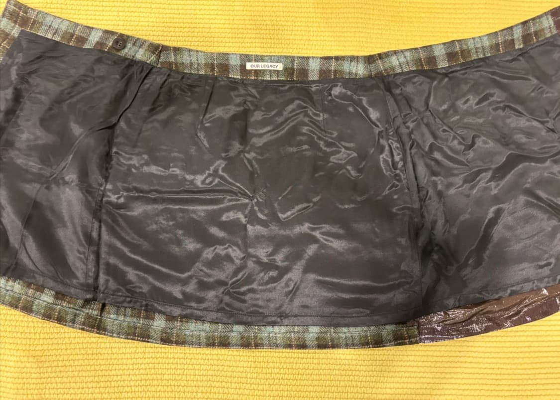 아워레가시 체크 랩 스커트 상품이미지3