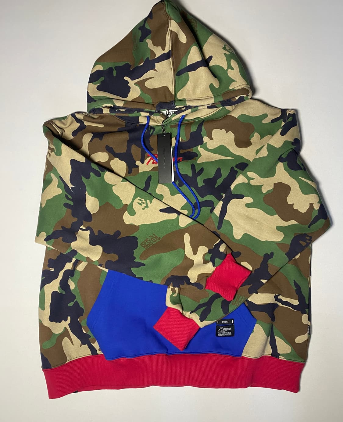 스티그마 오버핏 카모 후드티 상품이미지2