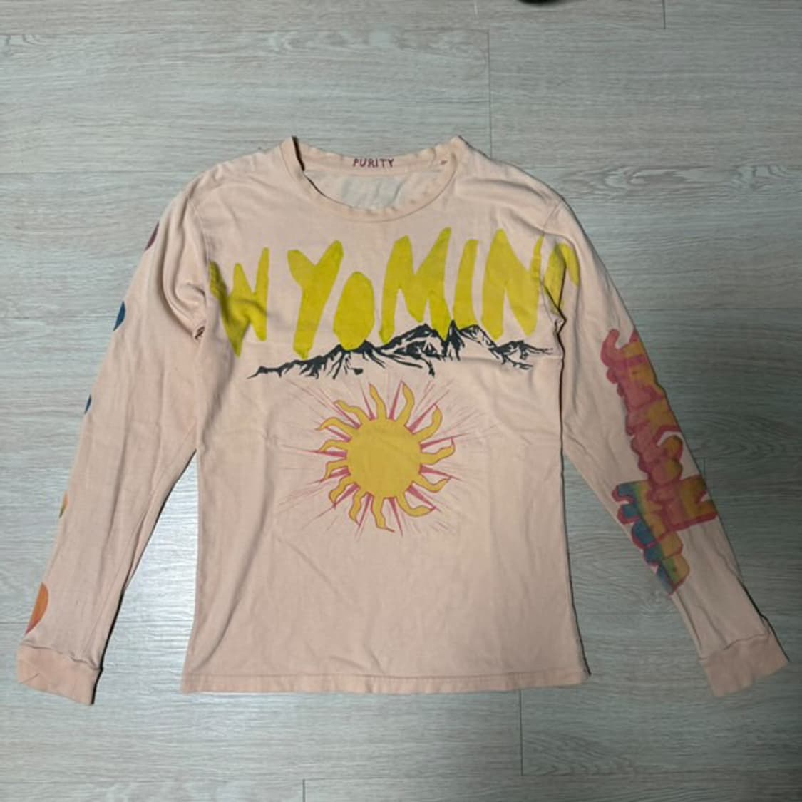 kanye west long-sleeve T-shirt wyoming y 상품이미지1