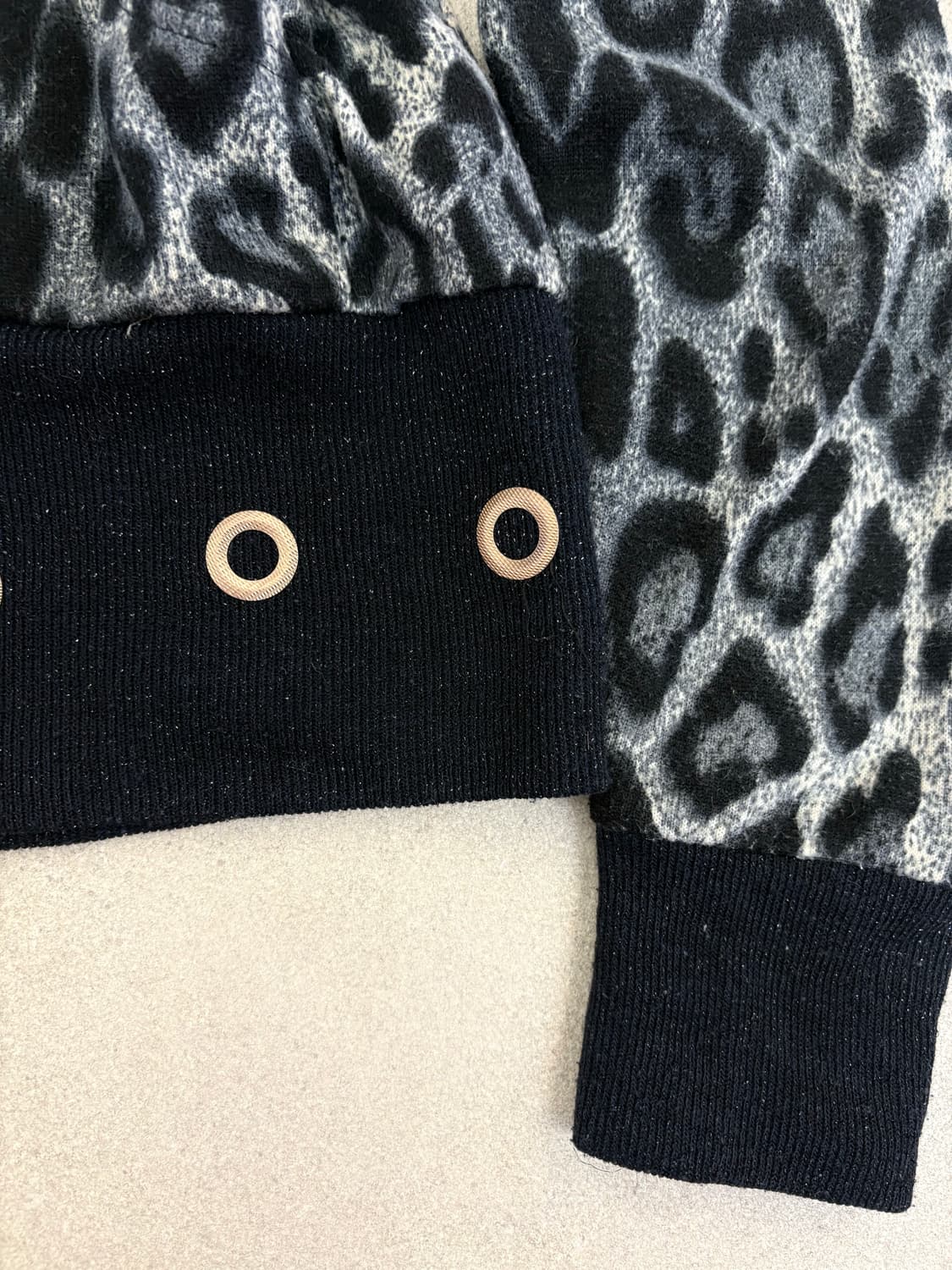 호피 아일렛 후드집업 상품이미지2