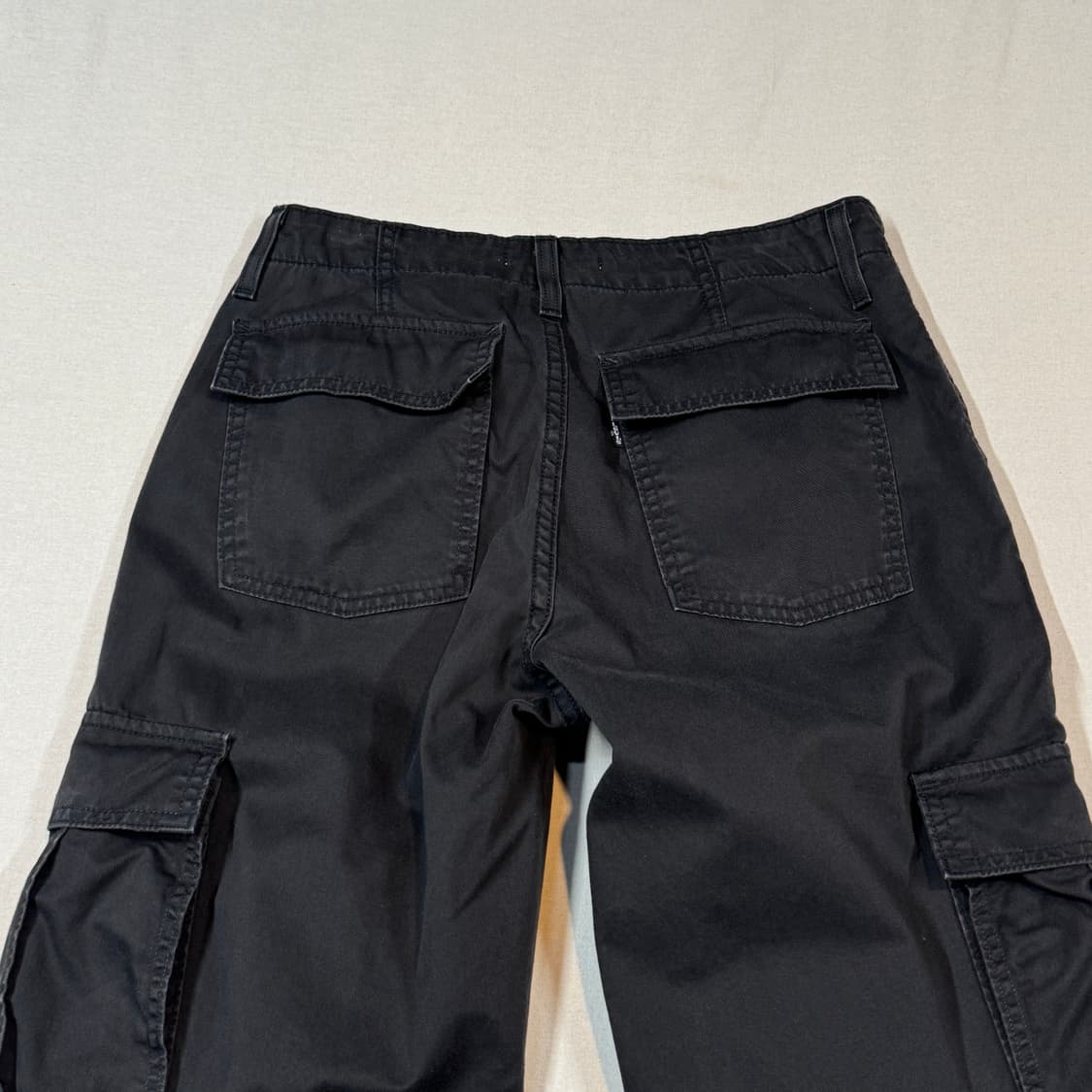28inch) 리바이스 블랙 배기 카고 팬츠 면바지 상품이미지2