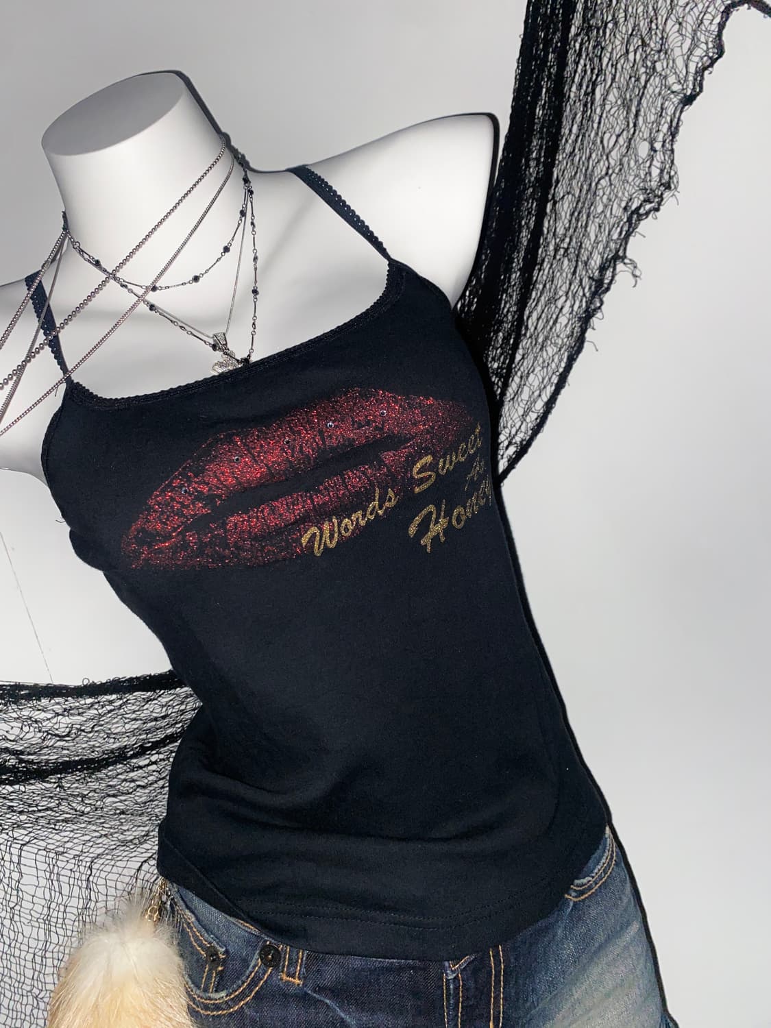 ꒰ঌ 키스마크 글리터 슬리브리스 ໒꒱ 상품이미지3