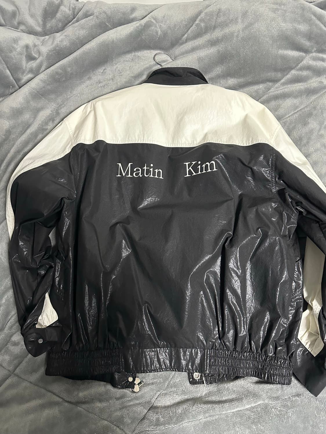 마땡킴 바시티 배색 자켓 상품이미지2