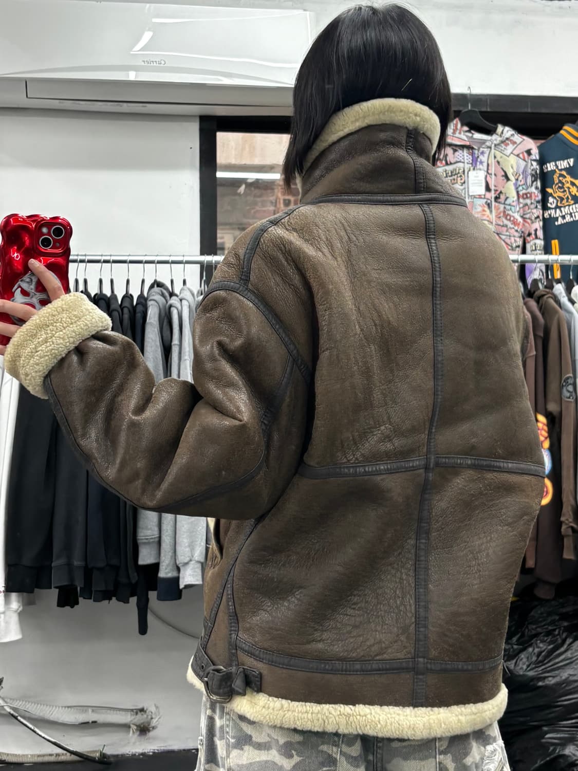 Type-B3 무스탕 자켓 상품이미지5