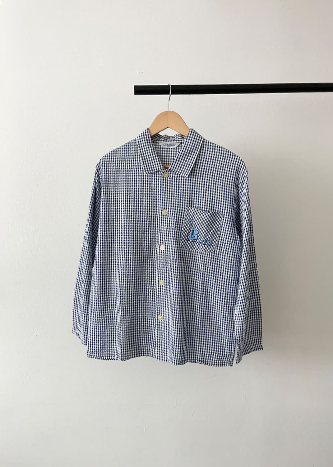 vtg summer check shirt 상품이미지3