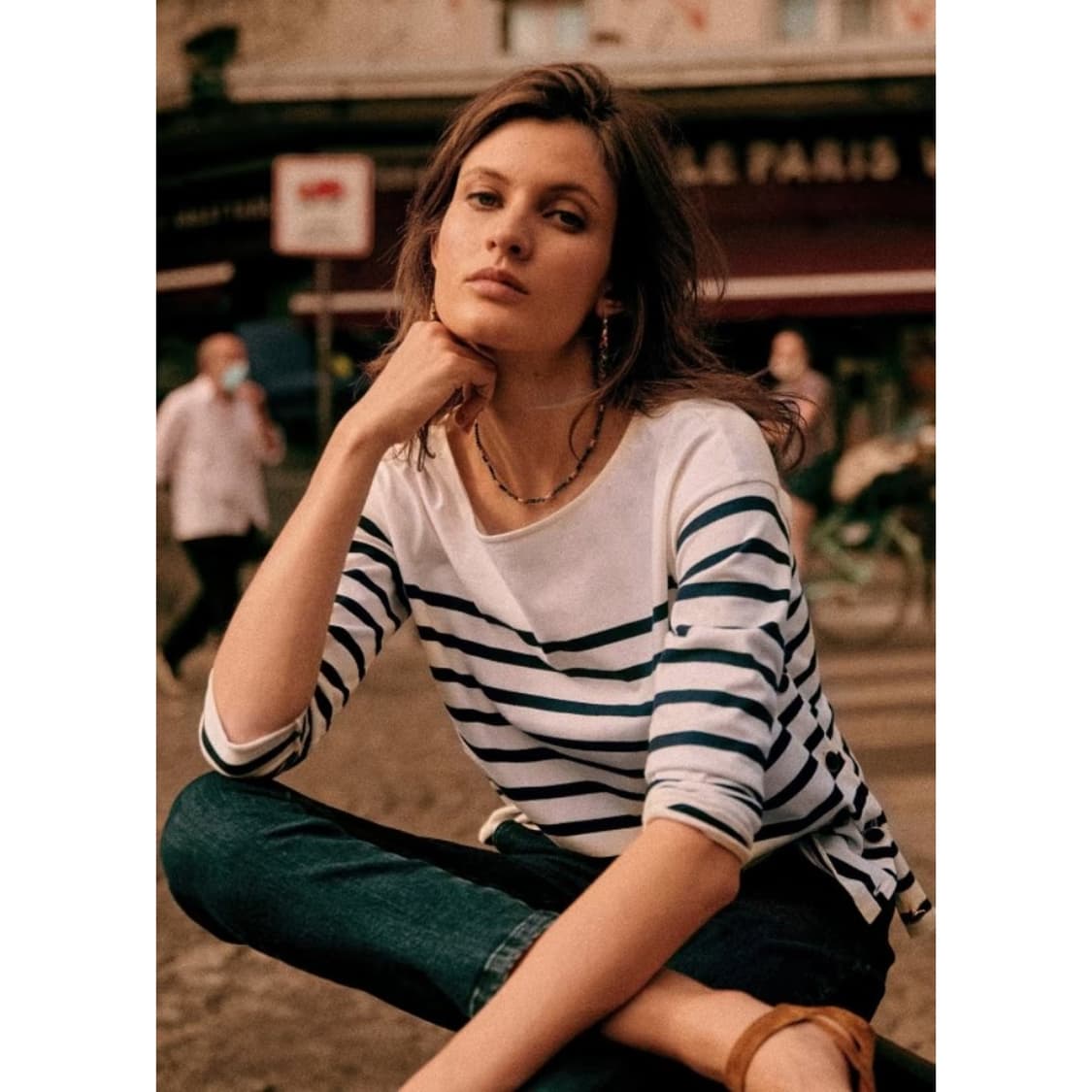 세잔 SEZANE 22 마린 스트라이프 탑 상품이미지1