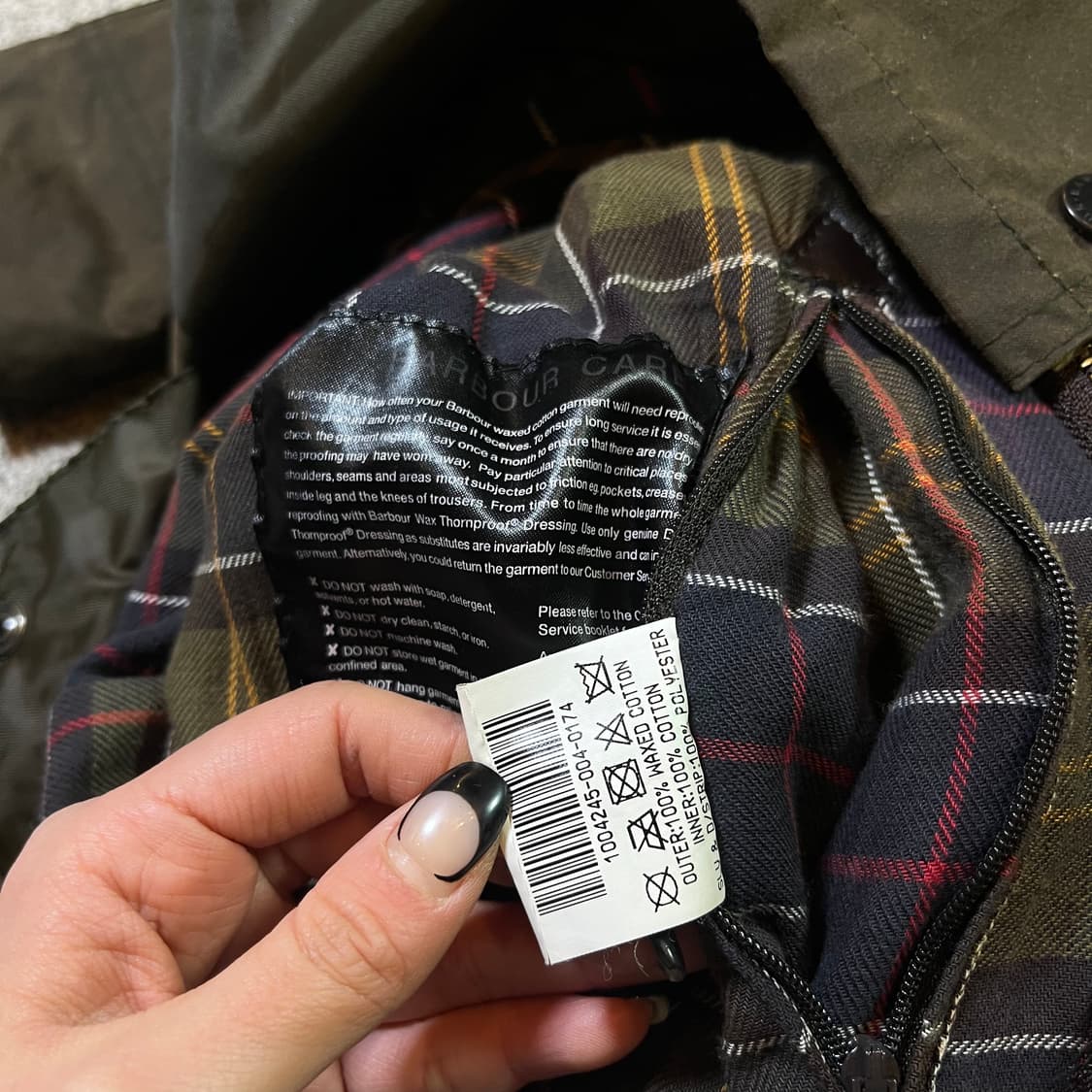 바버 왁스 자켓 상품이미지7