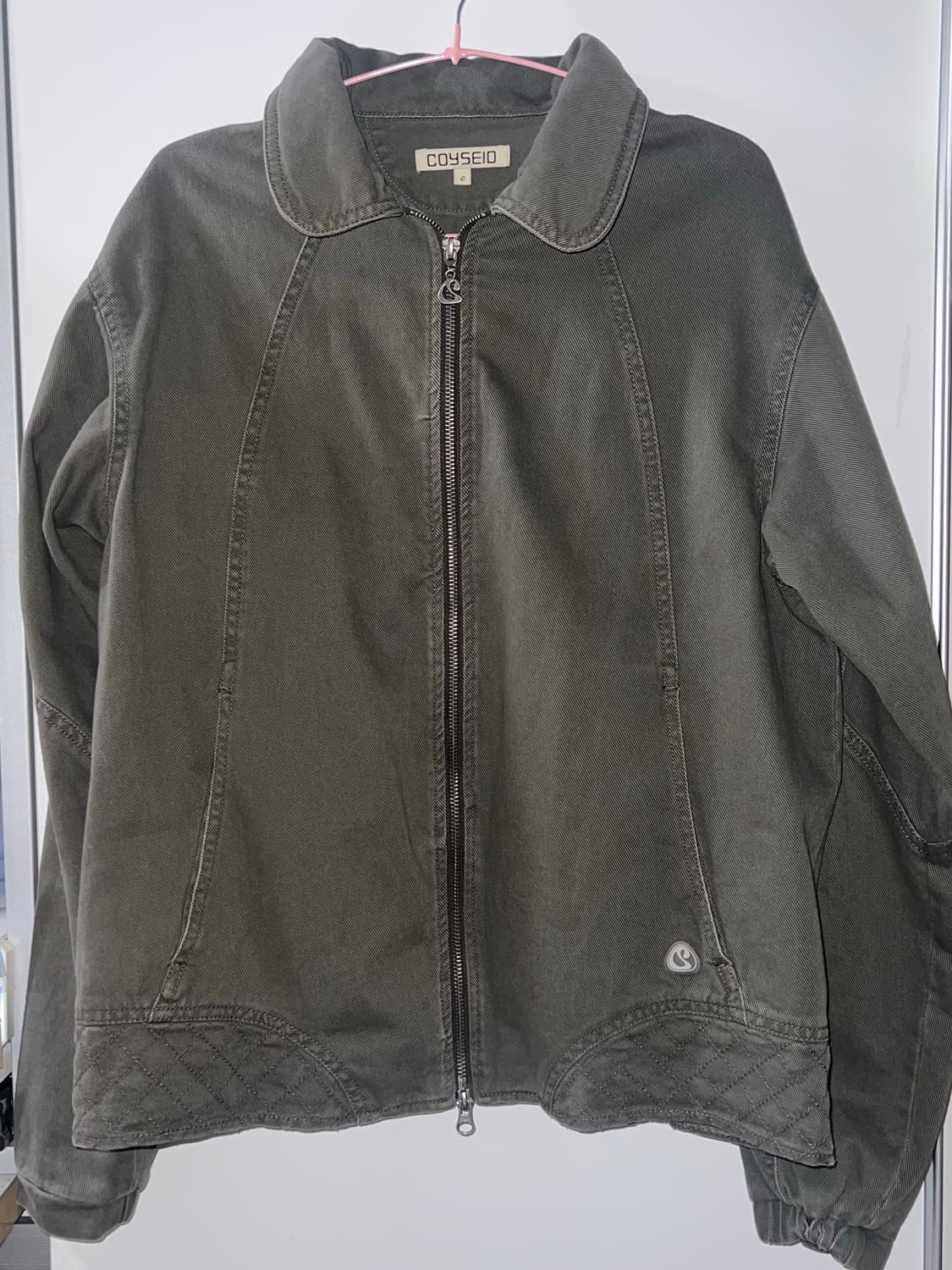 코이세이오 라운드 카라 스티치 자켓 코코아 브라운 2사이즈 상품이미지2