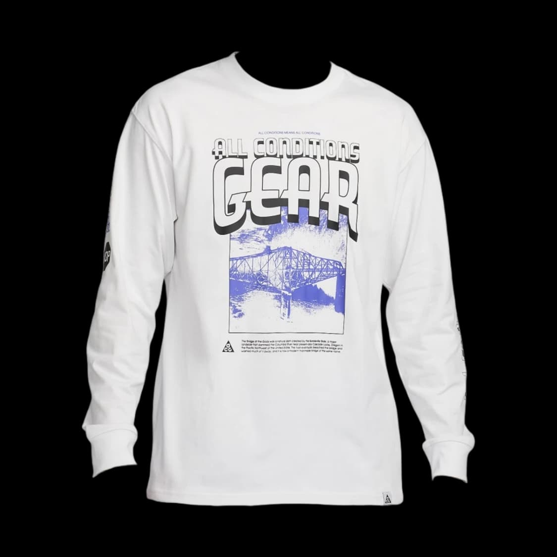 (XL)나이키 ACG 드라이핏 롱슬리브 티셔츠 서밋 화이트 상품이미지3