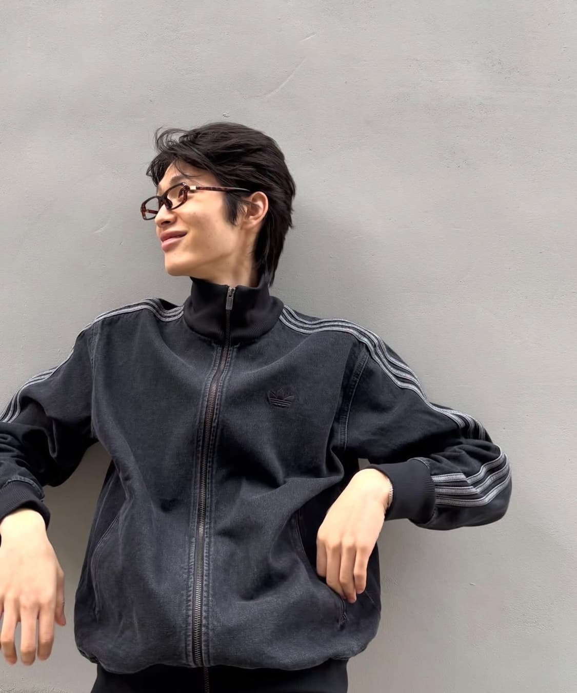 Adidas Denim Firebird Track Top 상품이미지1