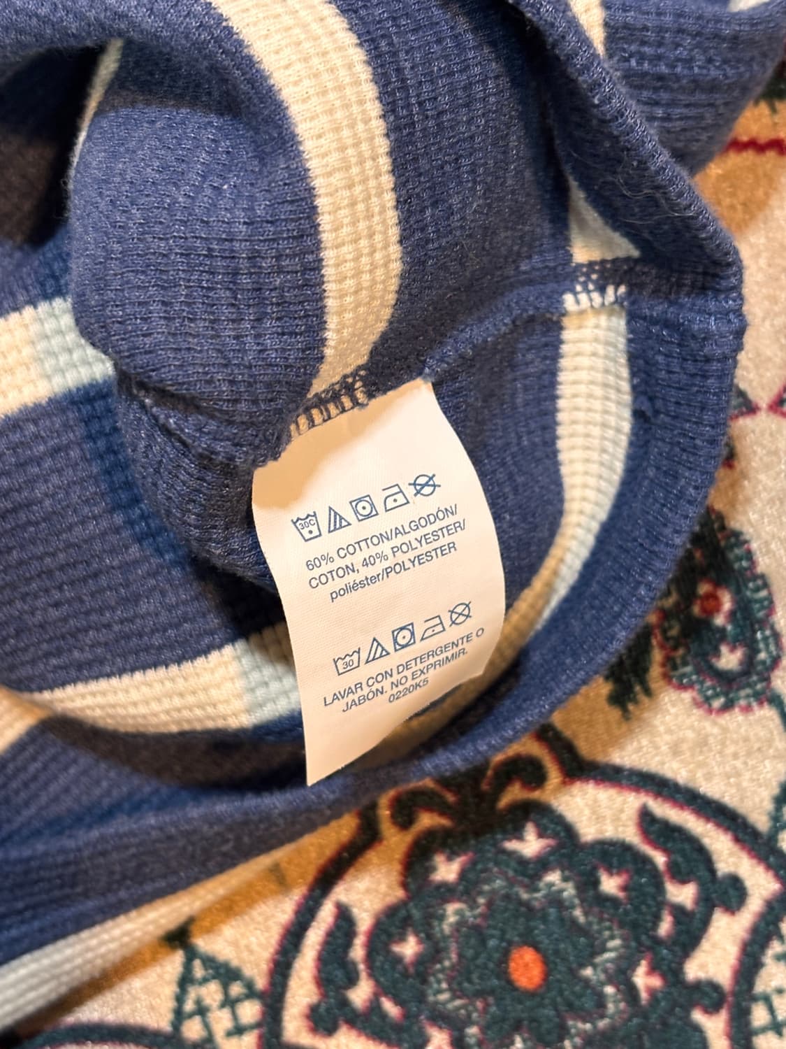 폴로 스트라이프 롱슬리브 (가품) XL 상품이미지4
