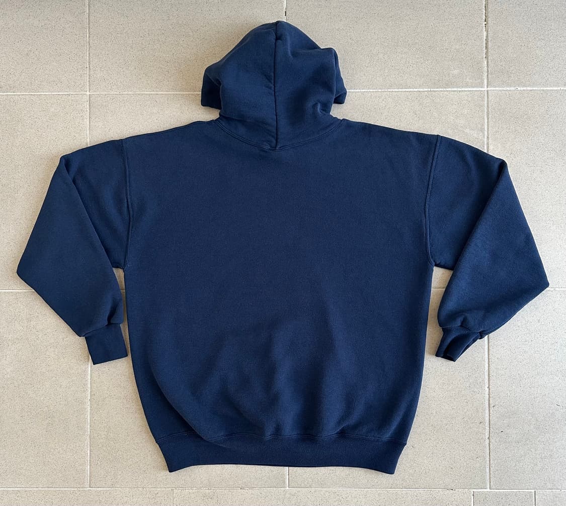 90s 빈티지 러셀 후드 네이비 XL 상품이미지2