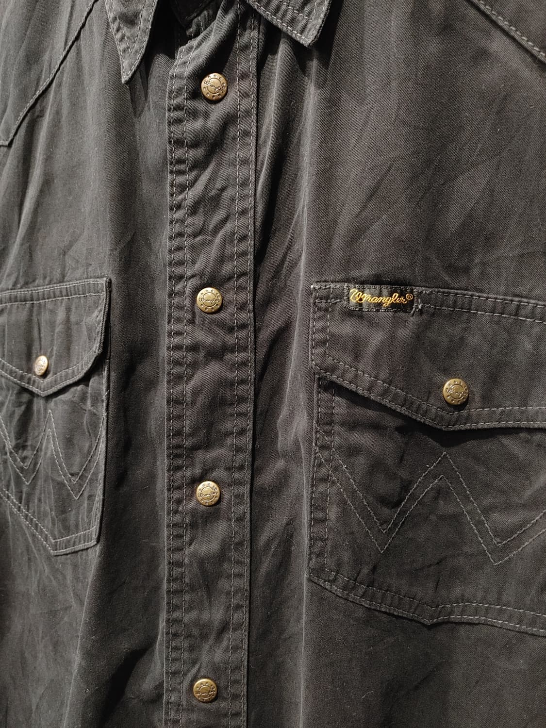 무배) 랭글러 어센틱 웨스턴 셔츠 - L 상품이미지2