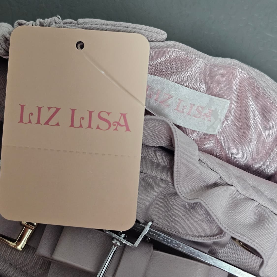 리즈리사 2연밸 스커트 핑크 상품이미지4