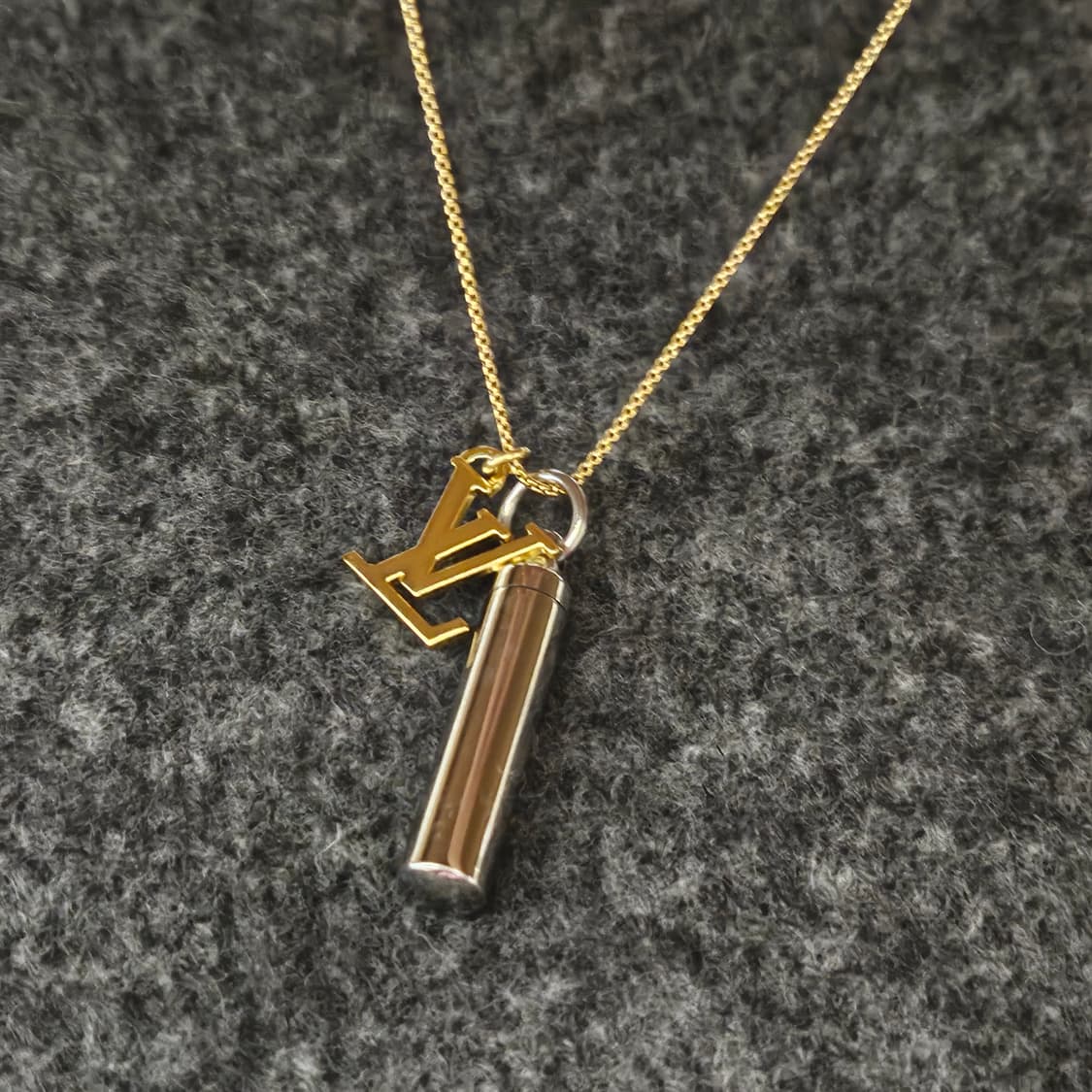 552 루이비통 보틀 필릭스 빈티지 업사이클링 남자 써지컬 목걸이 상품이미지3