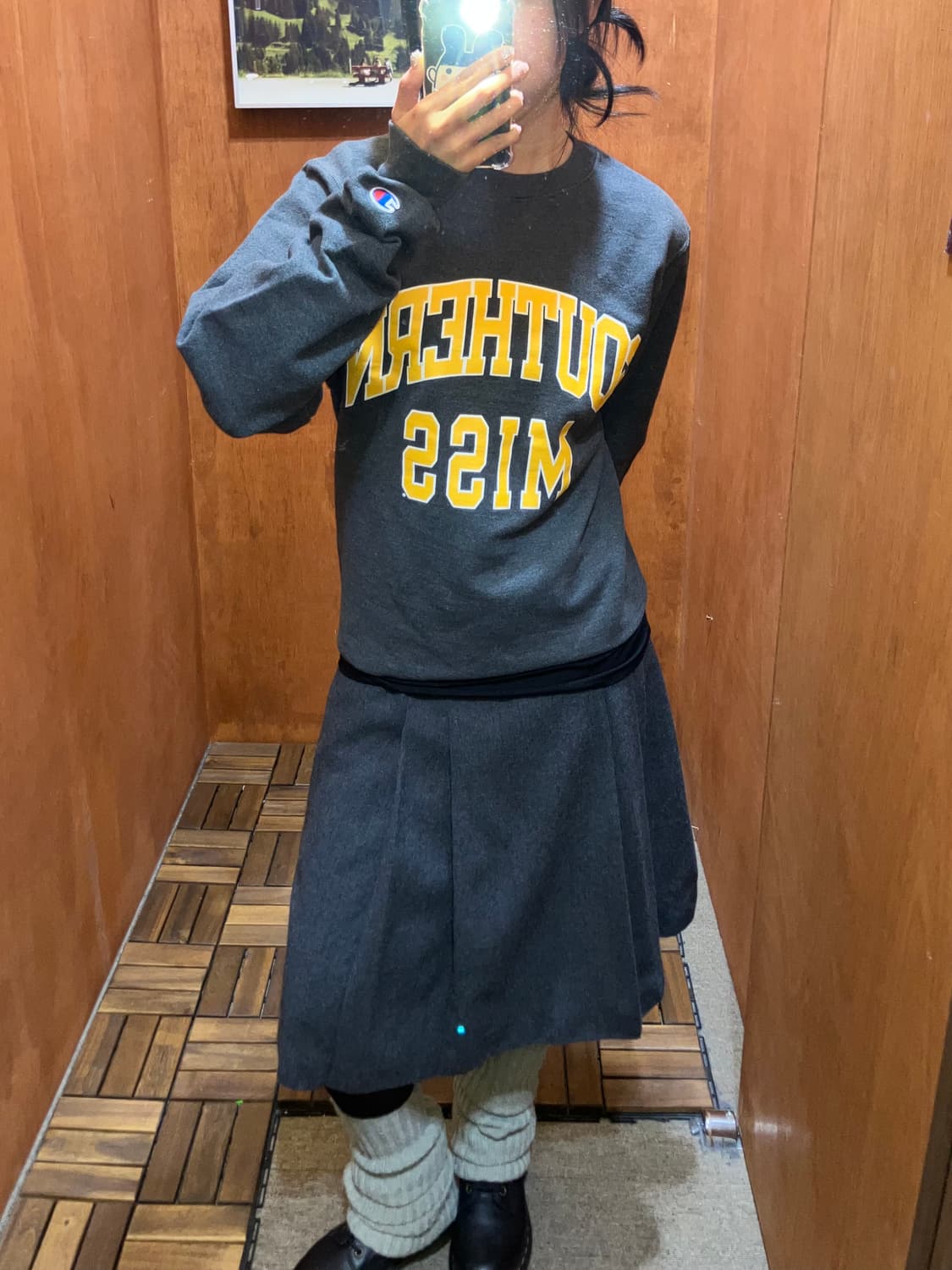 Champion 챔피온 유니버시티 프린팅 스웻셔츠 맨투맨  상품이미지2