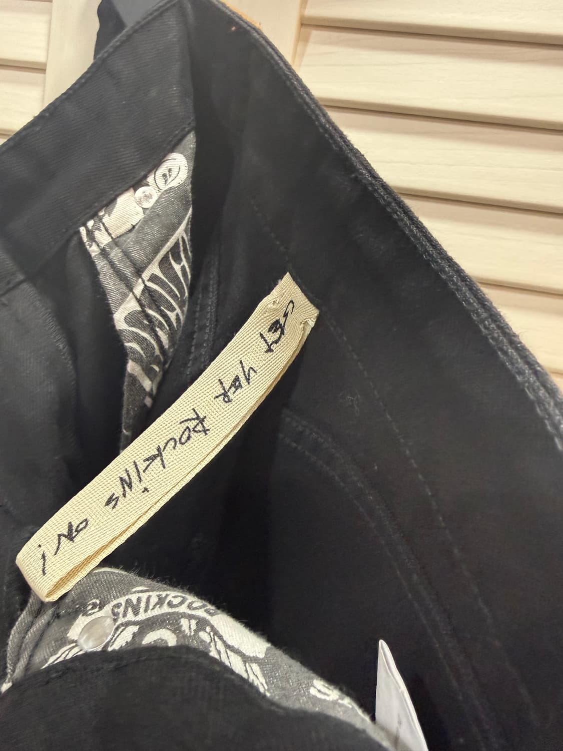 록킨스 블랙 와이드 여성 데님 팬츠 24 부츠컷 made in italy 상품이미지7