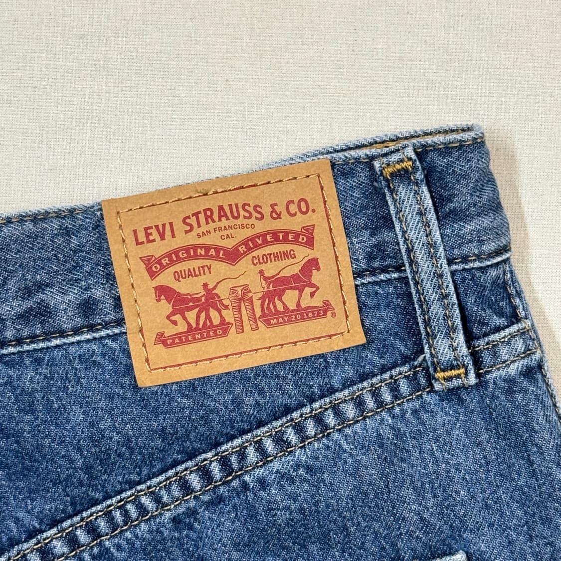 28inch) 리바이스 와이드 데님 팬츠 상품이미지3