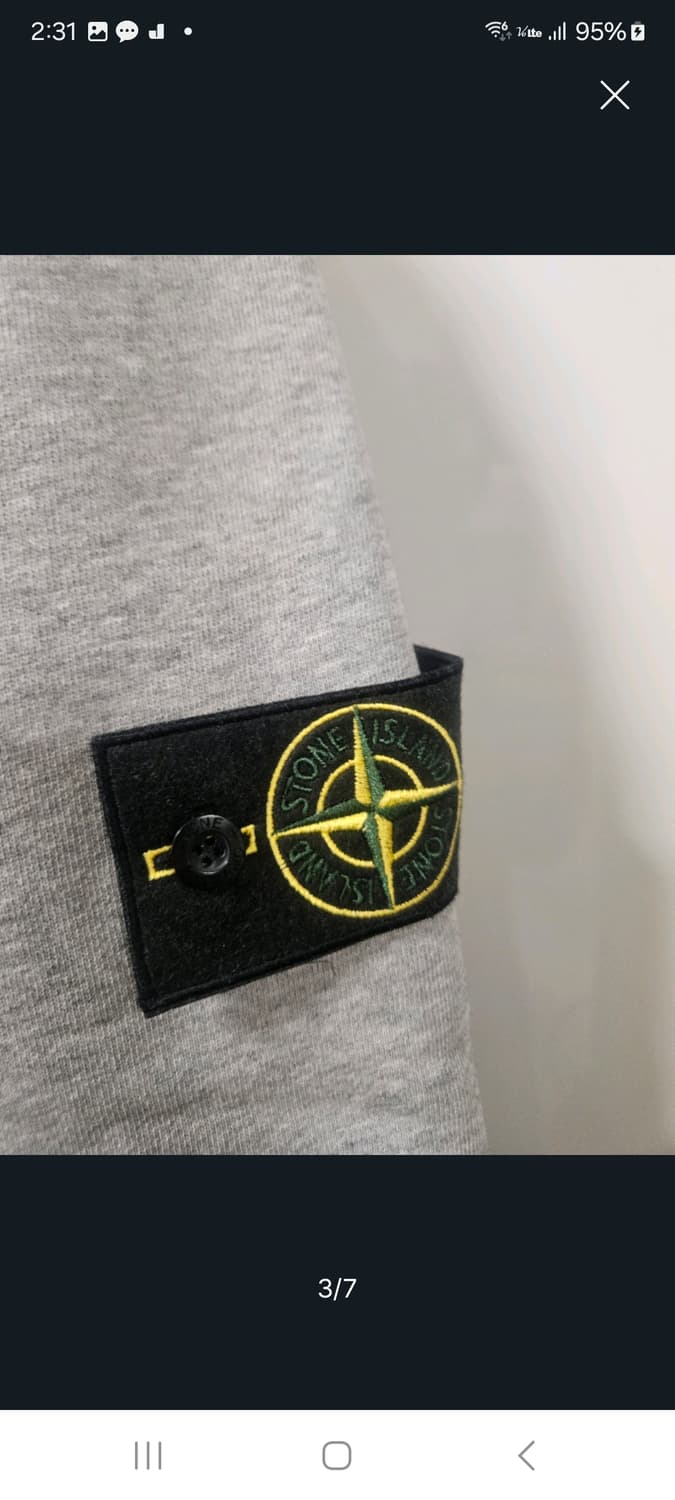 스톤아일랜드 그레이맨투맨.   L/XL 상품이미지3