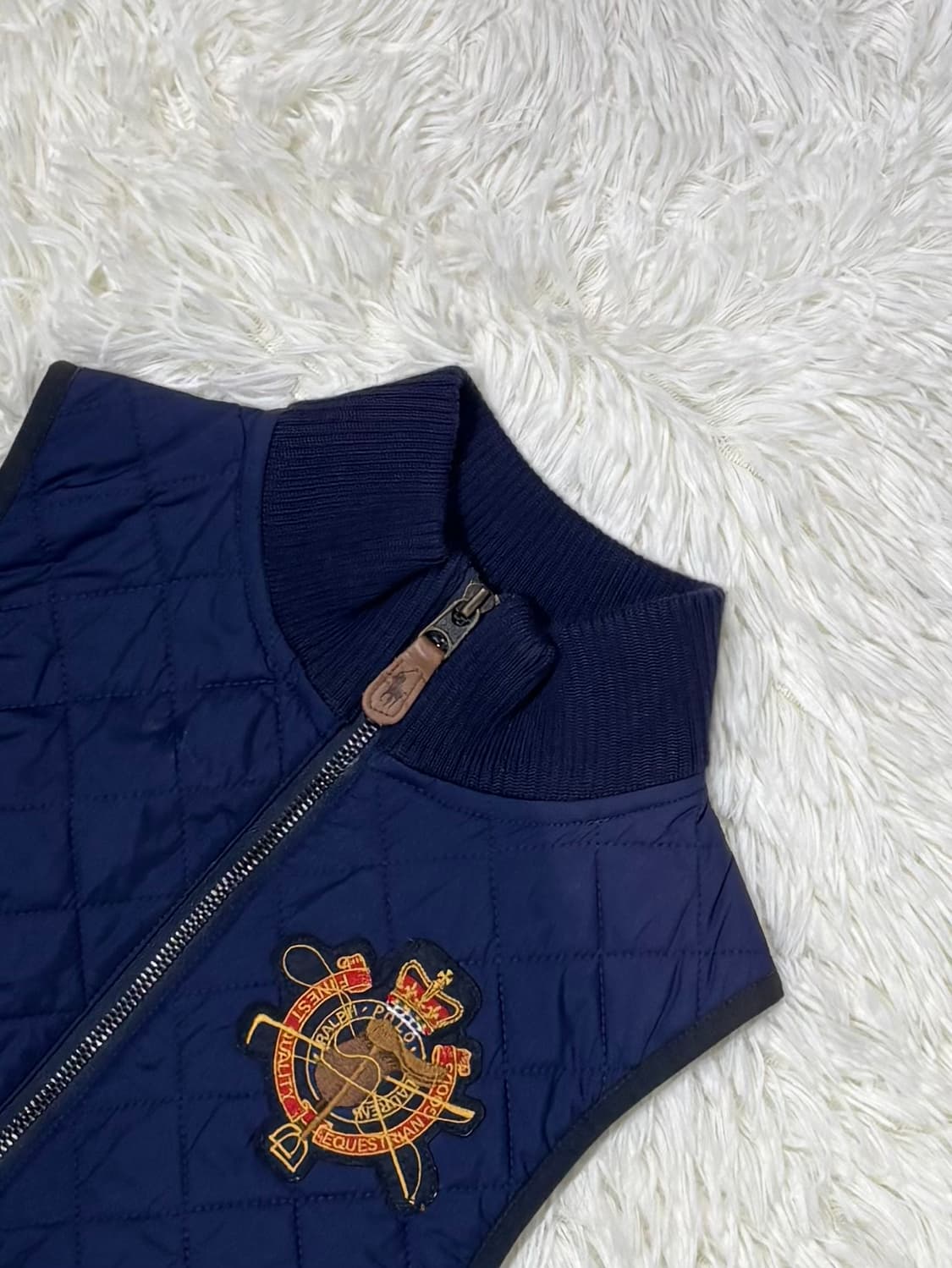 폴로랄프로렌 네이비 퀄팅 베스트 상품이미지4