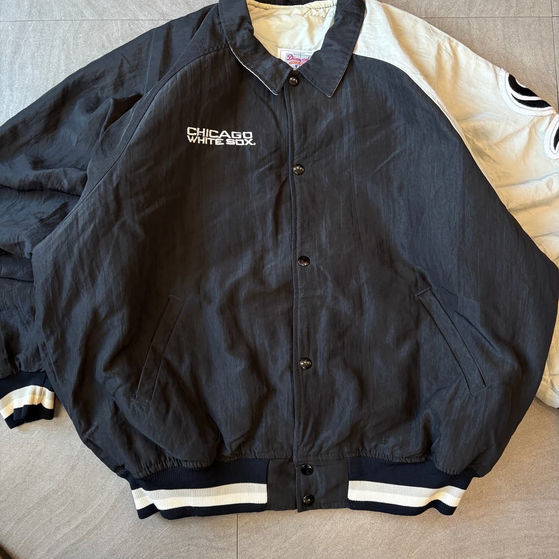 90s 90년대 미국 생산 스타터 시카고 화이트 삭스 자켓  상품이미지4