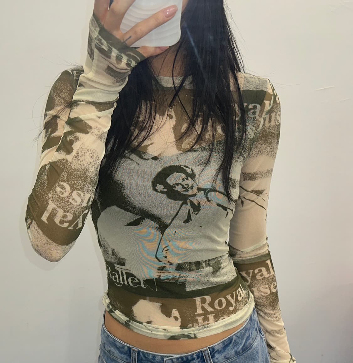 Oney yy  매쉬탑 (1) 카키 상품이미지2