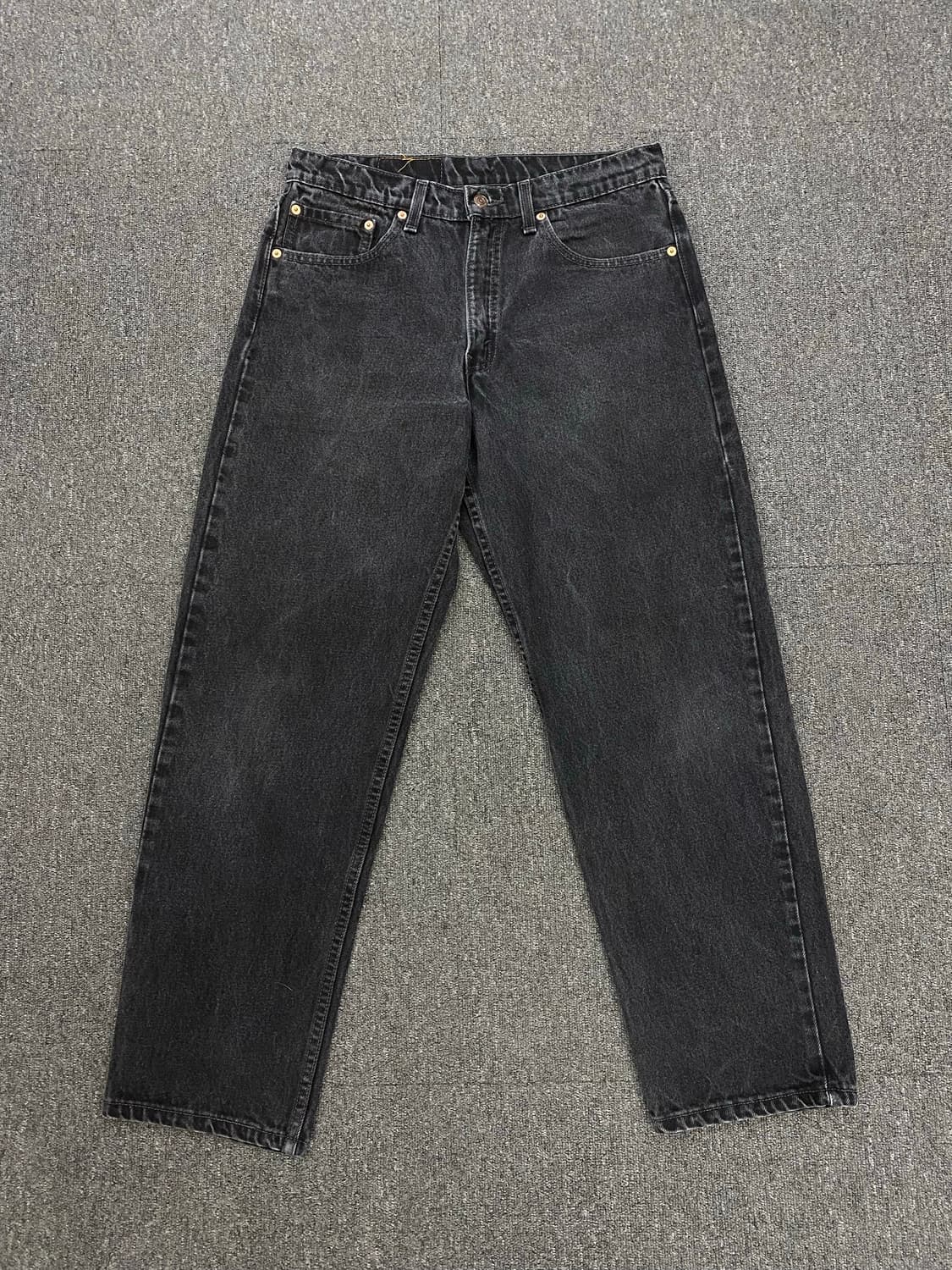 90s Levis 리바이스 550 흑청 데님팬츠 상품이미지3