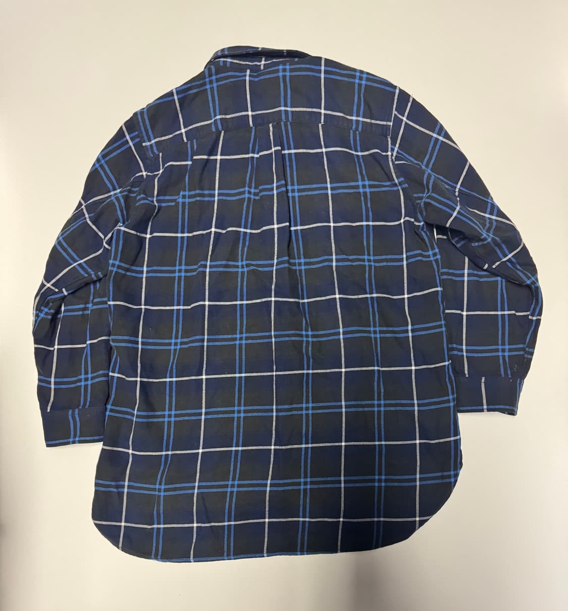 유니클로 X JW앤더슨 오버핏 빈티지 체크셔츠 상품이미지2