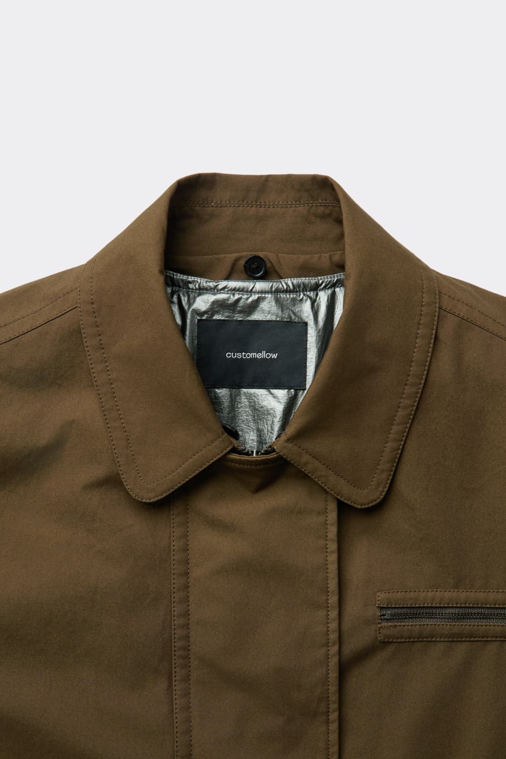 [M 새제품] 커스텀멜로우 25fw 브라운 밀러레인 파이어맨 자켓 상품이미지2