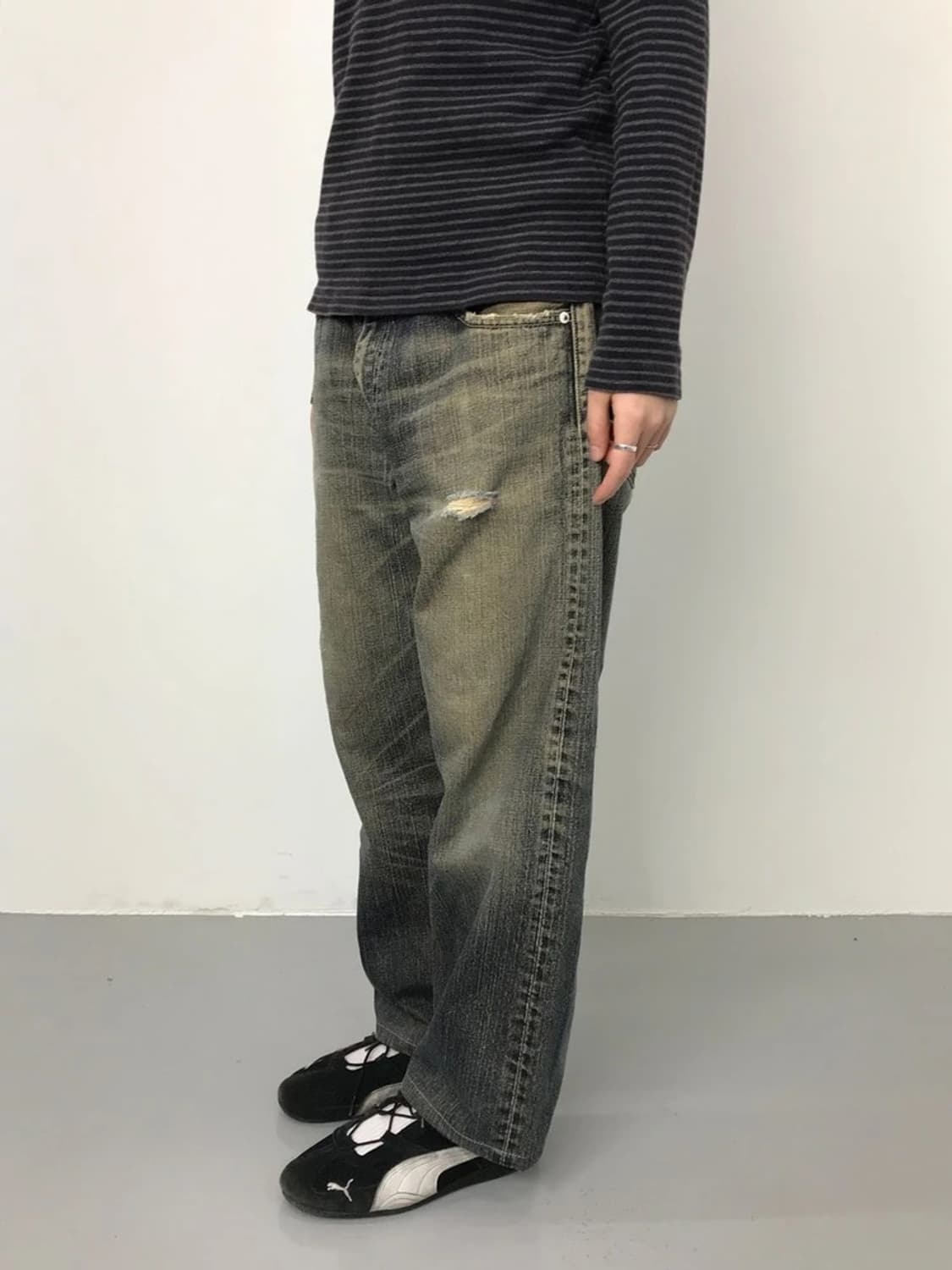 LEVI'S 503 Washed Denim Jeans 상품이미지4