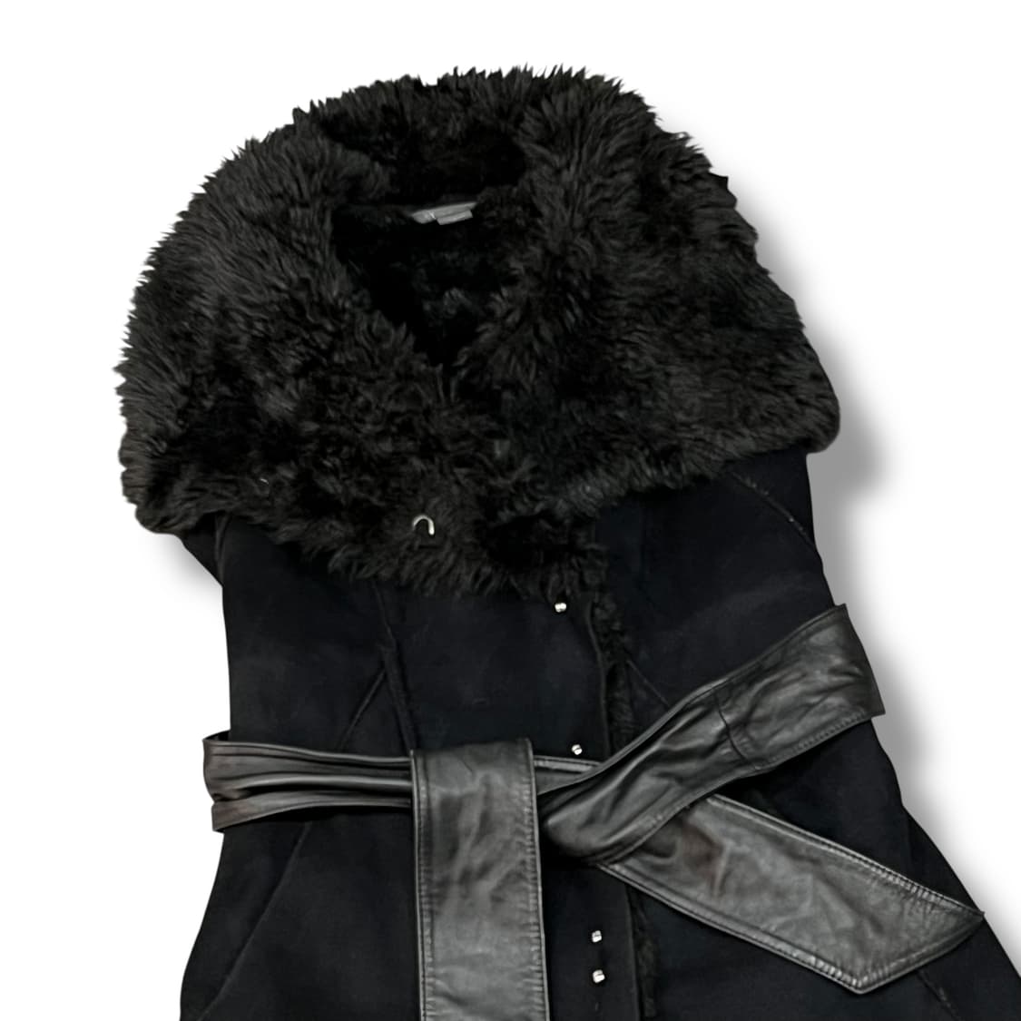  아르마니 익스체인지 퍼 슬리브리스 무스탕 코트 y14198 상품이미지4