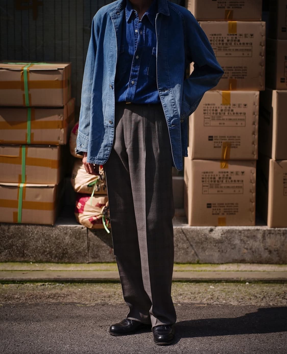 마티앤선즈 maatee 포에버 슬랙스 woolmatchcheck 1사이즈 상품이미지4