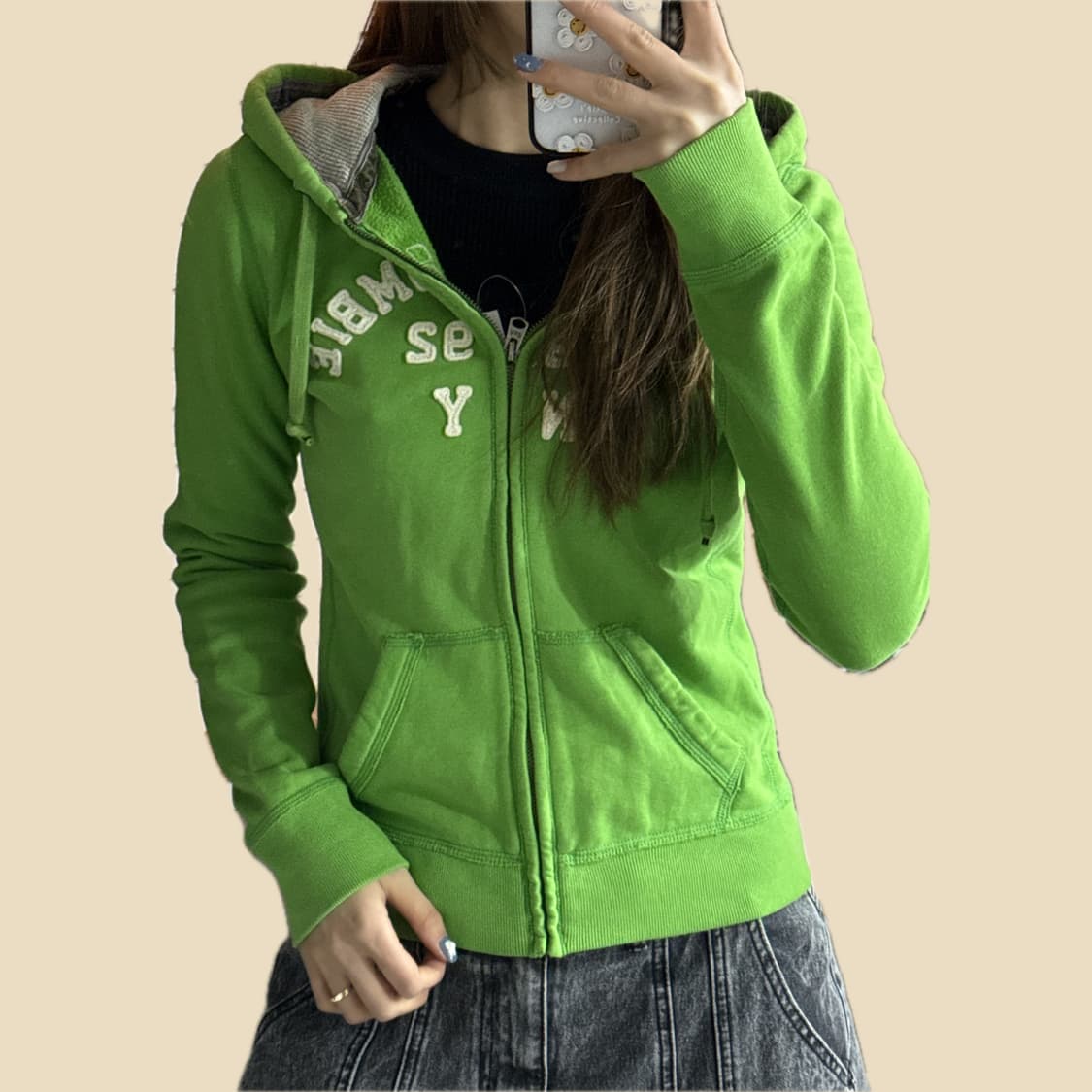 아베크롬비 딱붙 후드집업  상품이미지1