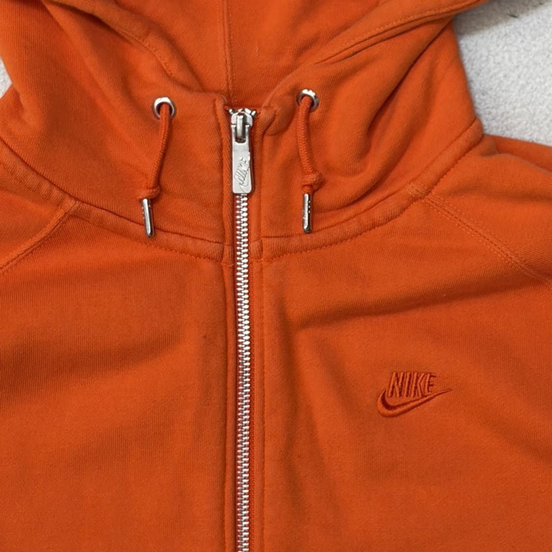 NIKE 오렌지 후드집업 S, L 상품이미지4