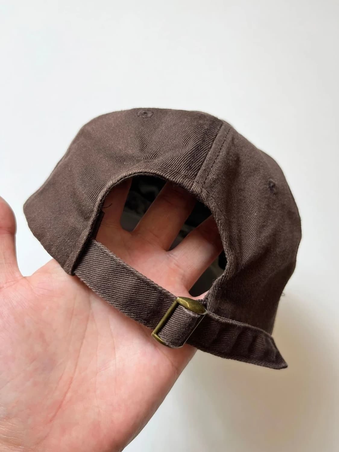 마리떼프랑소와저버 브라운 로고 시그니처 볼캡 Q1367 상품이미지4