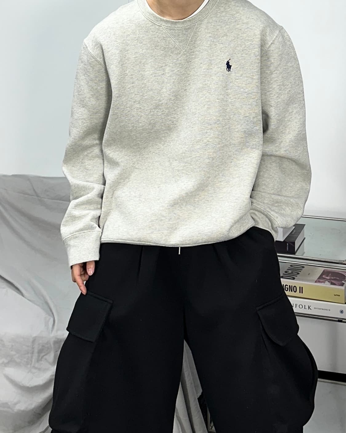 폴로 랄프로렌 그레이지 맨투맨 XL 상품이미지2