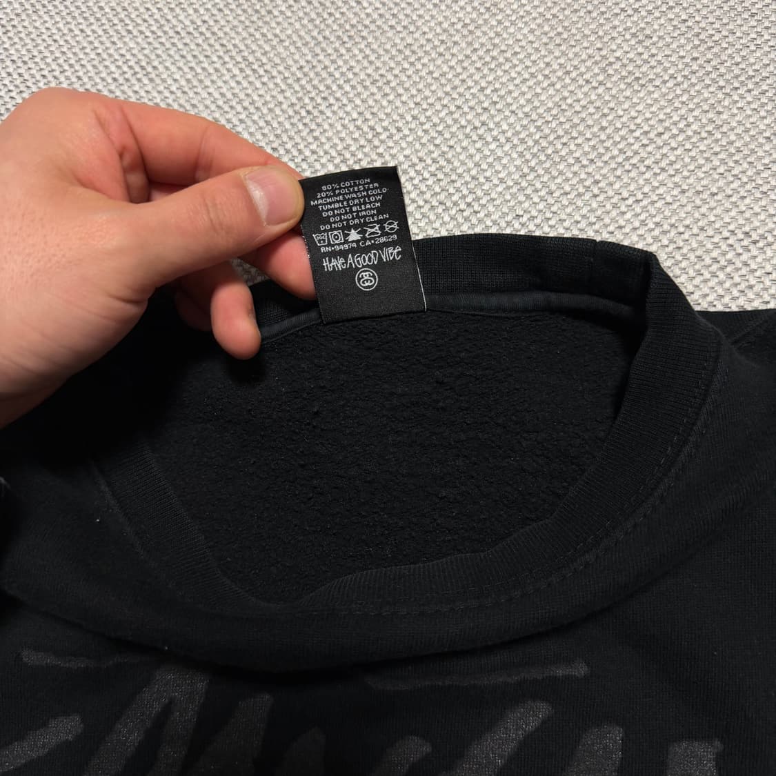 스투시 Stussy 블랙팬서 프린팅 크루넥 맨투맨 상품이미지3