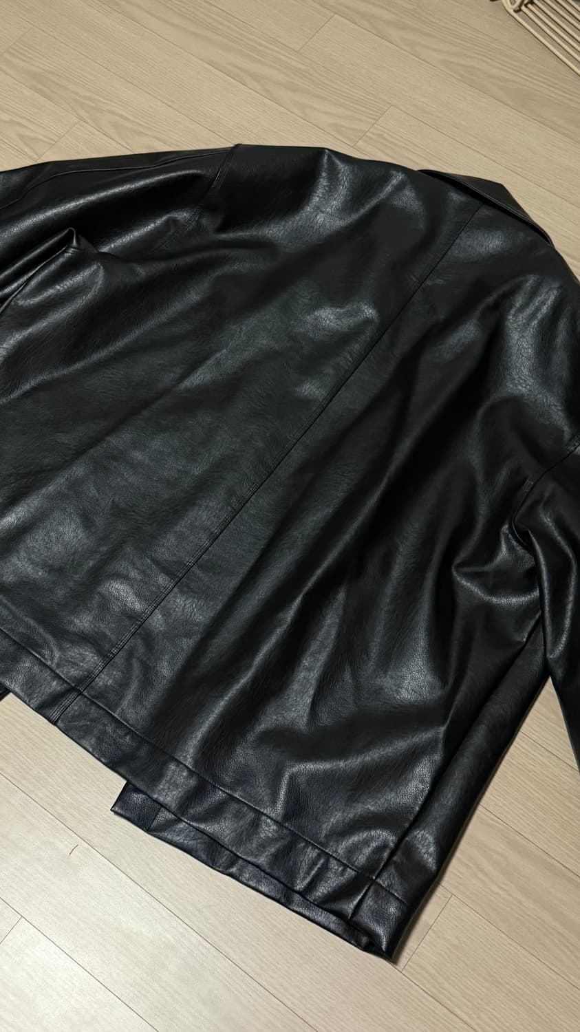 DNSR 디앤에스알 디앤써 레더 가죽 클래시 워크 자켓 블랙 XL 상품이미지4