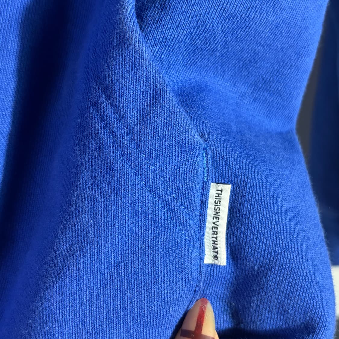 디스이즈네버댓 블루 후드티 (무료배송) 상품이미지2