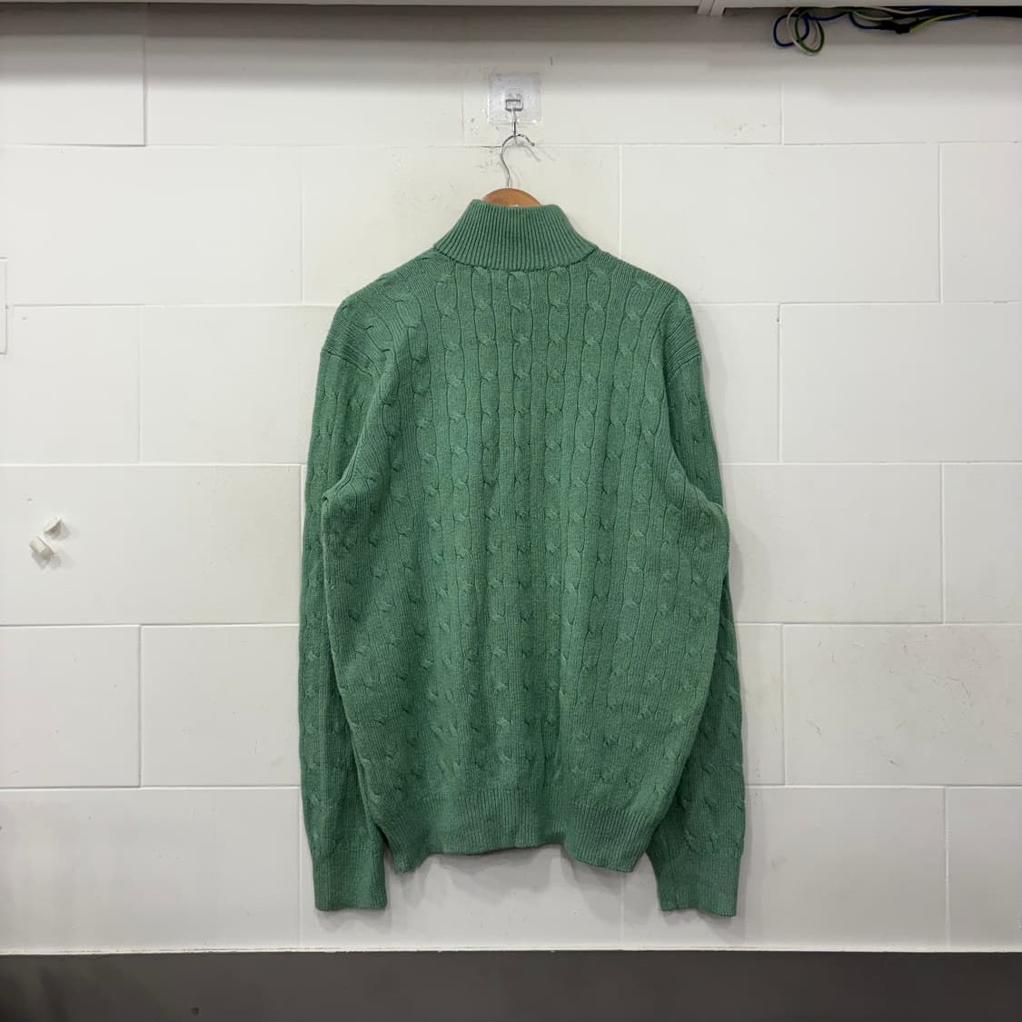 폴로랄프로렌 반집업 꽈배기 니트 상품이미지3