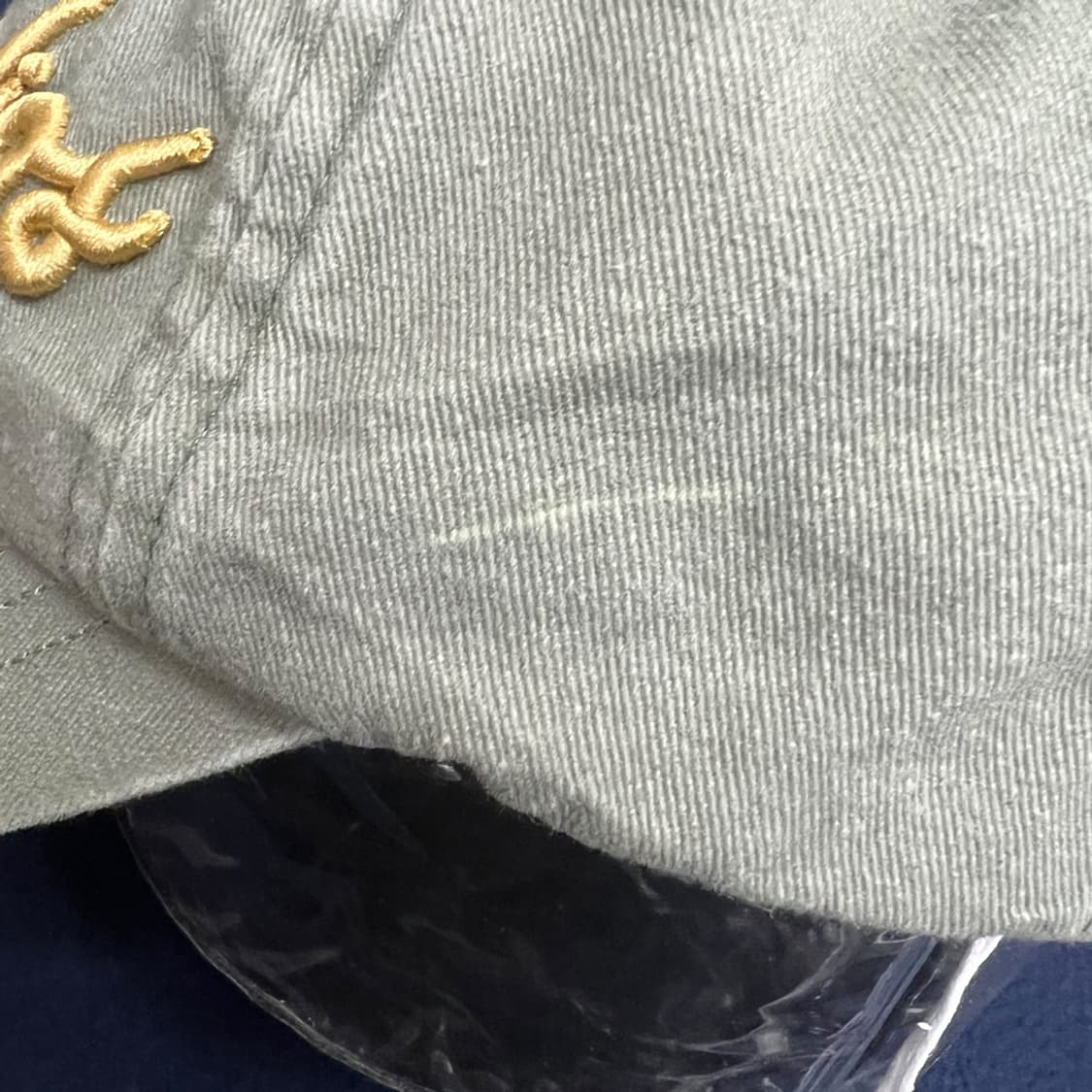 24SS 아크네 스튜디오 로고 캡 세이지 그린 모자 상품이미지6