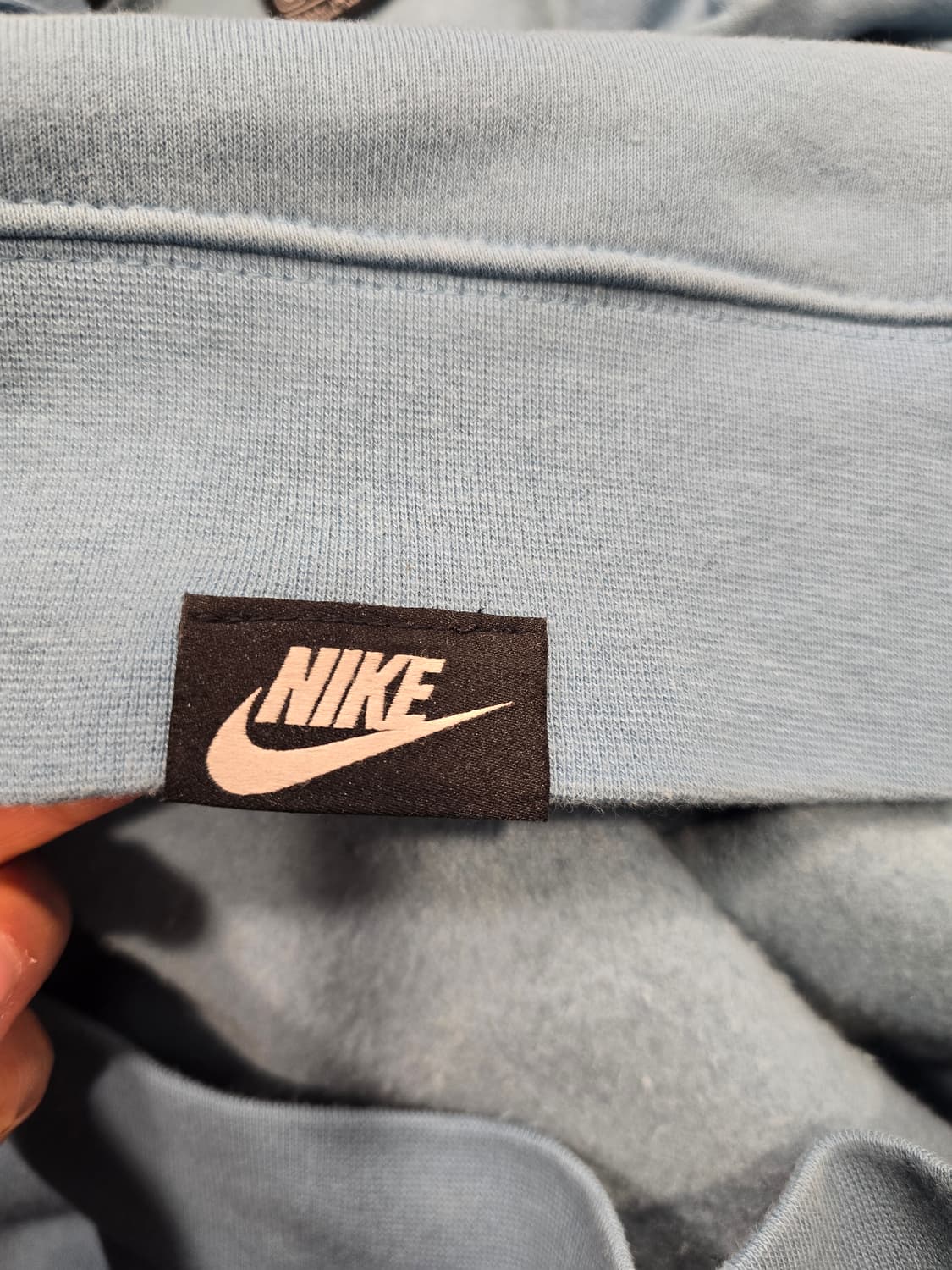 나이키 기모 하늘색 후드티 M(95) 상품이미지9