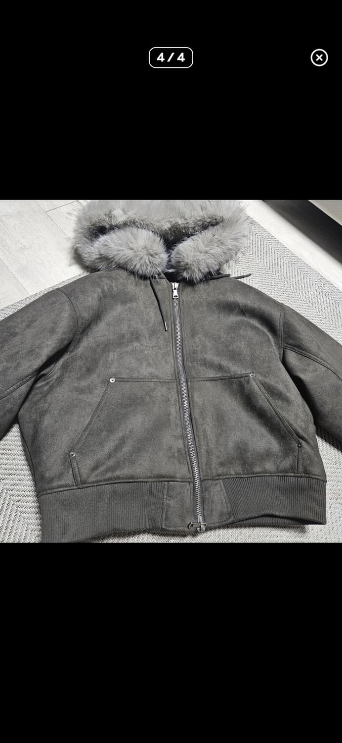 자라 스웨이드 퍼 자켓 상품이미지1