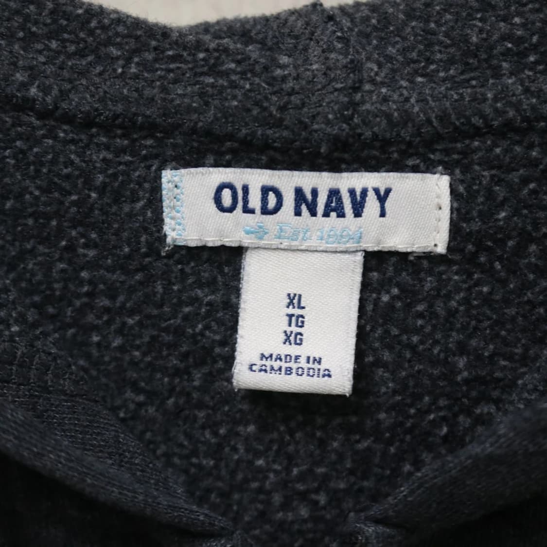 올드 네이비 로고 자수 후드 집업 61480 상품이미지6