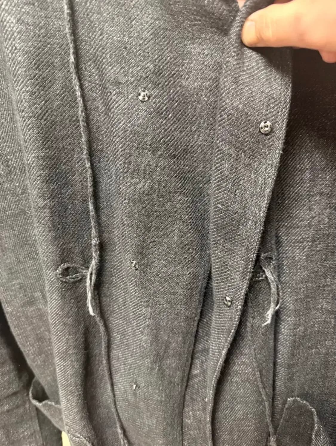 코모리 린넨 스탠드 카라 자켓 [3] 상품이미지5