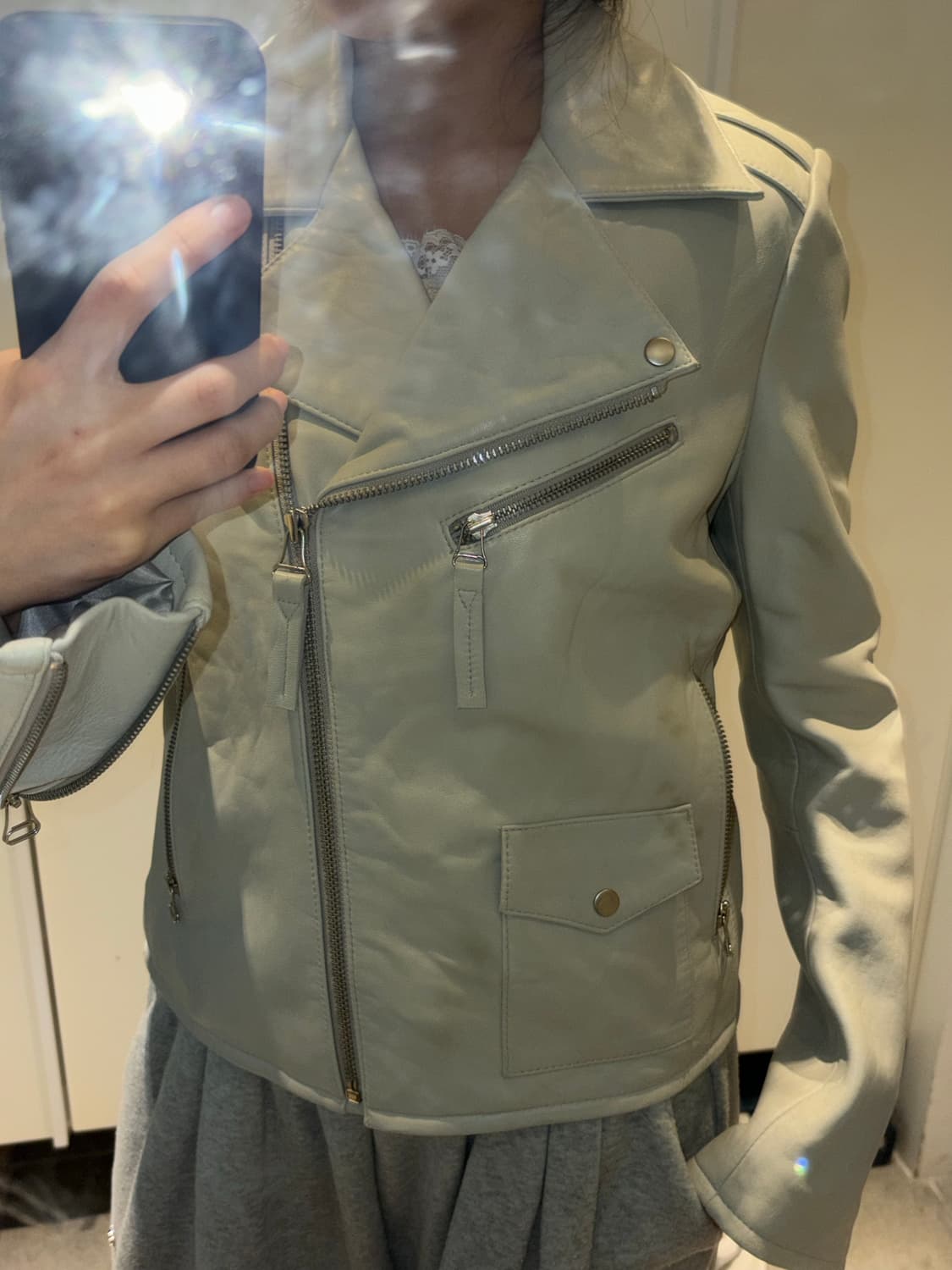 vintage leather jacket 상품이미지2