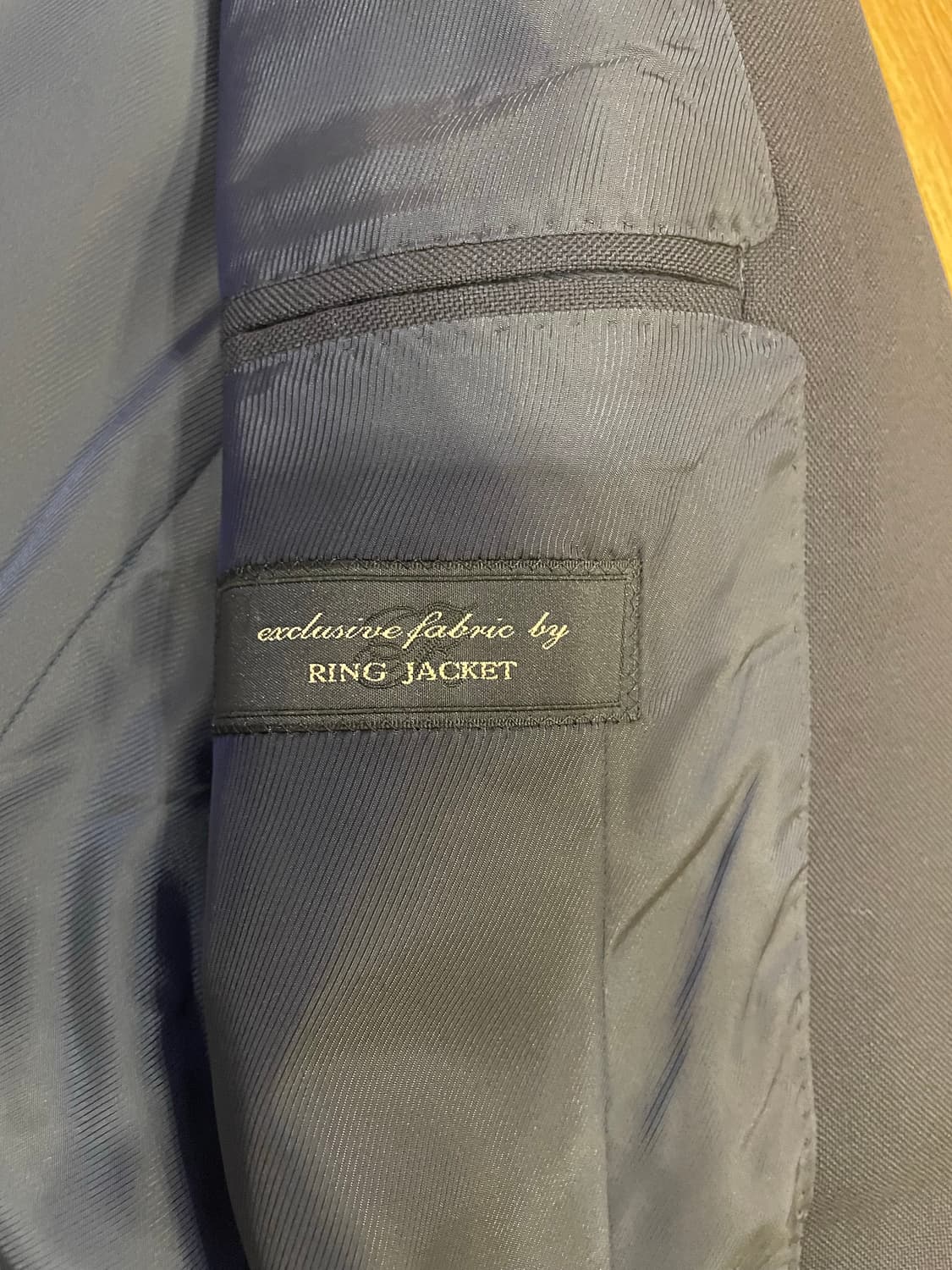 안드레아서울 링자켓 캄트위스트 수트, 다크 네이비 상품이미지8