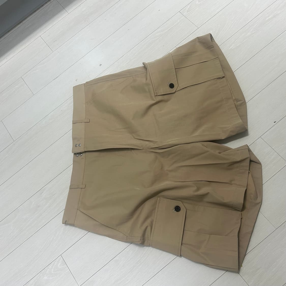 노클 와이드 코튼 카고 숏팬츠 상품이미지4